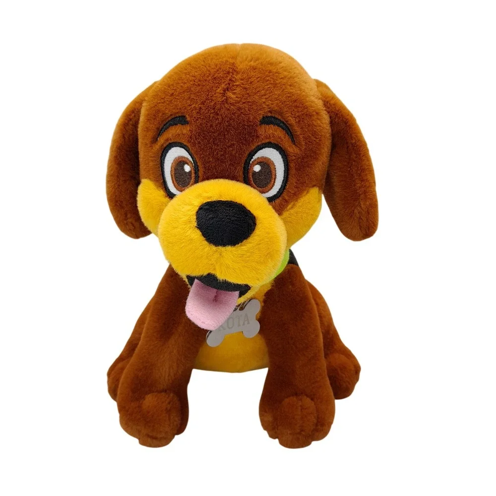 MascotWorks Hyperbound Kota the Dog Plush Brown Black Puppy Mascot 10 Inch